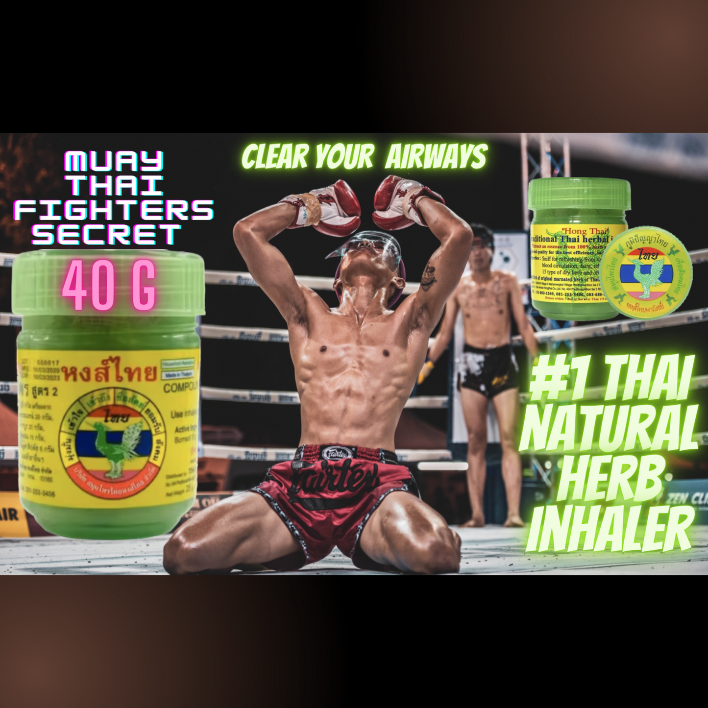 Natural Thai Herb Inhaler x3