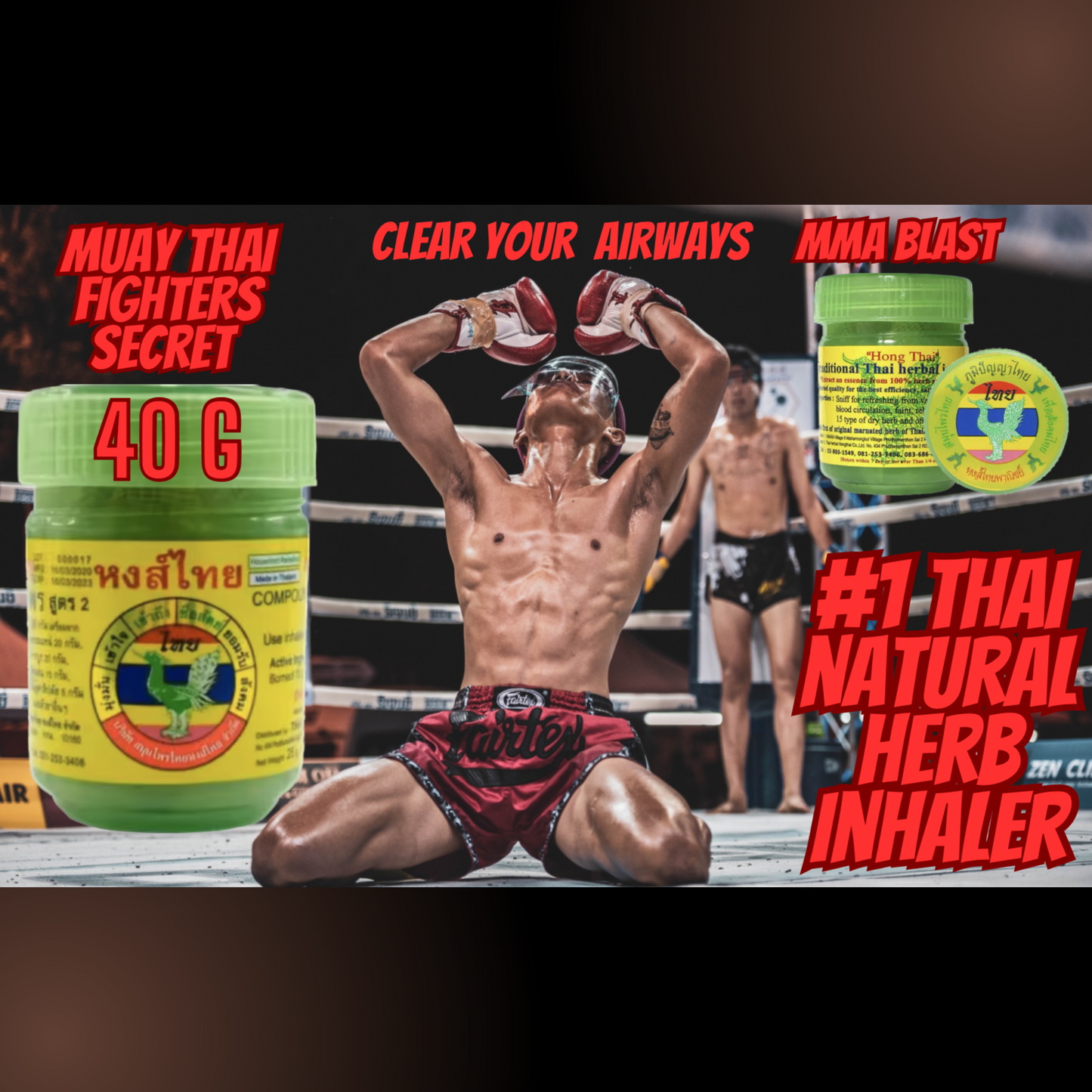 Natural Thai Herb Inhaler x3